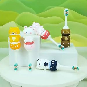 พร้อมส่ง🔥🐻🐼-ของส่วนเดียวกับน่ารัก ลายสัตว์🐼🐻 พร้อมส่ง🔥🐻🐼แปรงสีฟันเด็กน่ารัก ลายสัตว์🐼🐻