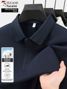 TUCANO | Mens Lightweight Spring Long-sleeve Polo Shirt Breathable