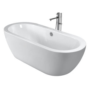 Small Home Use Freestanding Skirted Bathtub 1.7m