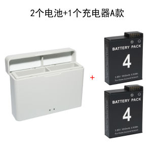 แบตเตอรี่20240421แท่นชาร์จแบตเตอรี่ Charger LED กล้องแบตเตอรี่ USB Chargung Hub สำหรับอุปกรณ์ DJI Osmo Action 3 /Action 4