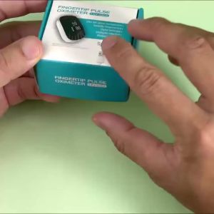 JUSTLANG Medical Rechargeable Digital Oximeter of Fingers Oximeter Monitor Finger Clip Oximeter Adult Household Health Monitors