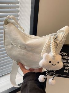 Casual Nylon Dumpling Bag Womens Crossbody Underarm Commuter Bag Fashionable Autumn Versatile Single Shoulder Bag