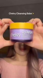 CHELVY Cleansing Babe Deep Clear Cleansing Balm – Balm Pembersih Make Up Waterproof Remover Oil Cleanser untuk Semua Jenis Kulit Kusam Berjerawat Sensitif