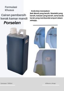 porselen pembersih kerak toilet/kamar mandi 1lt