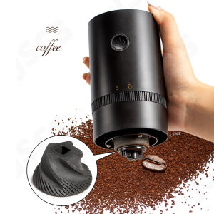 JSCSHSTSE เครื่องบดกาแฟไฟฟ้า Hebro Coffee Mill กันน้ําปรับความหนาแป้งเครื่องชงกาแฟแบบพกพา Mixer