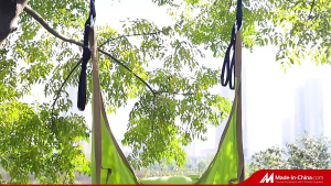 CE&CPC certificate Kids&Adults Pod Swing Seat Cotton Child Hammock Chair with PVC Inflatable Cushion for Indoor and Outdoor Use Portable