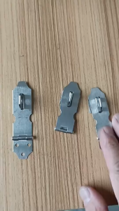 20Set/1Box Overval Gembok Cantolan Kait Grendel Kunci Gembok Pintu 4inci Stainless Steel