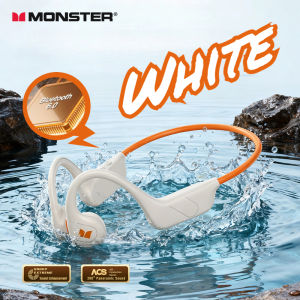 Monster | Monster XB01 Bone Conduction Bluetooth 6.0 Headphone HiFi Stereo Wireless Earphones IP56 Dust/Water Resistance Sports Earhook