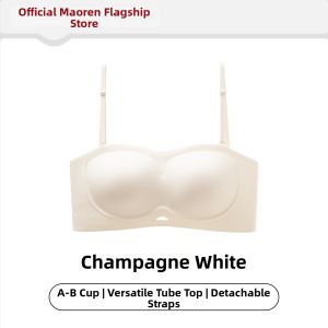 MiiOW | Buckle-Free Gathered Cross-back Anti-slip Thin Invisible Bra