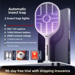MONLEYTA | German Powerful Rechargeable Electric Mosquito Swatter 2025 New Model USB Charging Home Use Mosquito Killer Lamp Two-In-One