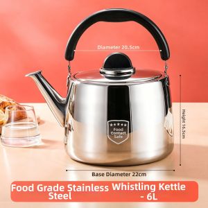 YANXING | Serving Water Pot Commercial Wide Mouth Whistle Tea Making