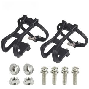 Pedal straps for spinning bikes toe clips for fixed - gear bikes pedal covers bicycle pedal straps fixing ropes