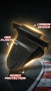 MOKOTO ELITE NMAX V3 STANDARD TIRE HUGGER COVER CARBON / MATTE BLACK MUDGUARD PROTECTOR FOR YAMAHA NMAX V3 MOTORCYCLE