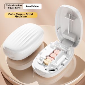 XIALANHUAXI | Half or Quarter Portable Pill Cutter with Storage