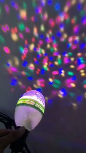 Lampu Disko Disco LED Mini Otomatis Putar Warna Warni Fitting E27 5W 5LED - zansenShop