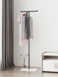Luxurious Floor-Mounted Clothes Hanger Room Simple Home Bedroom Small Modern Storage Coat Rack Metal Craft Welding Detachable