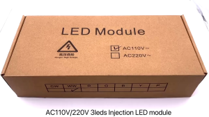 Lampu Led Modul 3 Mata Tipe 8817 Samsung SMD 2835 AC 220V 2 WATT  ( Reklame Neon Box )