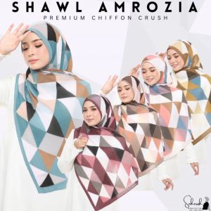 Tudung Shawl Pleated Micro Pleated Tudung Shawl Corak Tudung Shawl Crush Halus Corak Shawl Pleated Corak