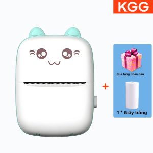 Máy In Nhiệt Mini Di Động Không Dây Bluetooth Nhãn Dán Hình Ảnh Ghi Nhớ In Cho Trẻ Em Bé Trai & Bé Gái Học Tập Quà Tặng