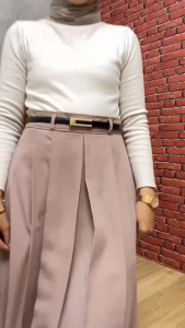 Larisa - Savva Skirt Rok Wanita A Line Maxi Premium