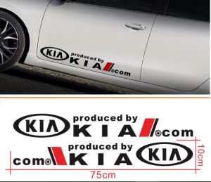 [HCM]Bộ 2 tem dán cửa xe ô tô KIA 03