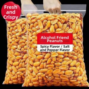 Spicy Roasted Salt and Pepper Peanuts