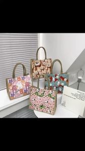 Fashion Large Capacity Premium Comic Shoulder Canvas Bag