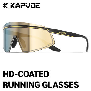 KAPVOE New Running Glasses Bicycle Cycling Sunglasses MTB Bike Racing Equipment Men Outdoor Sports Glasses UV400 Camping Eyewear