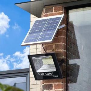 New Version Solar Light 1Set Bright Outdoor Solar Spotlight Lampu For Gate Lighting,Garden LightingStreet LightingOutdoor Lighting Equipment Daytime solar energy storageSolar Street Lamp With Smart Remote Control 25W/40W