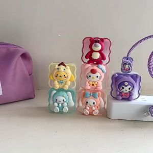 Raimondo Kartun Pengisi Daya Penutup Pelindung 20W Kabel Data Casing Lunak Transparan TPU Cocok Untuk IP VIVO OPPO