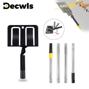 คลิปกั้นสี อุปกรณ์แผ่นป้องกันสี แคลมป์กั้นสีปรับได้ 180 องศา พร้อมแกนต่อสำหรับป้องกันสีบนผนัง เครื่องมือตกแต่ง