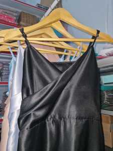 Long Dress Satin Kimono Tali Kecil - Givtha Production