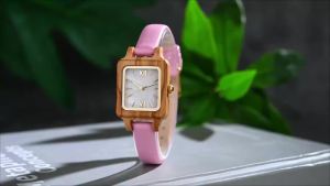 BOBOBIRD Womens Wooden Watch Fashion Eco-Friendly Timepiece Anniversary Wedding Day Gift for Wife Elegant Casual Wear