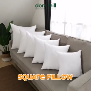 DORAMILL Premium Square Pillow Sofa Cushion Insert Multiple Size Cushion Pillow 45CM/50CM Home Decor Bantal DMSP#2