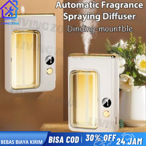 Mesin Pengharum Ruangan Meja dan Dinding Diffuser Aroma Pelembap Udara Tampilan Digital Dapat Diisi Ulang Mesin Aromaterapi Otomatis Mesin Pewangi Isi Ulang Humidifer Pewangi Ruangan Kamar Mandi Toilet Kamar Tidur Pengharum Ruangan Tahan Lama