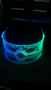LED Glow Glasses – Fluorescent Light-Up Eyewear for Parties Festivals and Music Events
