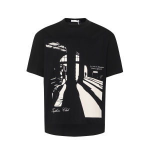 MADWITCH | Retro Vintage Art Shadow Print T-shirt Casual