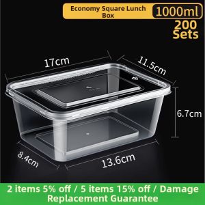 PAKCHOICE | Disposable Food Grade Packaging Box with Lid