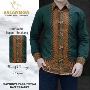 Baju Batik Pria Lengan Panjang Terbaru 2023 Bahan Katun Premium Adem Halus Nyaman di Pakai Batik Pria Dewasa Mewah Reguler Fit Baju Batik Pria Lapis Furing Full Body Atasan Batik Pria Kondangan Modern Baju Batik Remaja Cowok Kekinian ERLANGGA BATIK