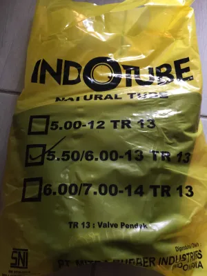 Ban Dalam Inner Tube Indotube 550/600-13 – Natural Rubber untuk Mobil atau Pick Up