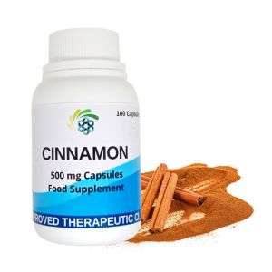 Cinnamon Herbal Food supplement 50 & 100 capsules X 500 mg