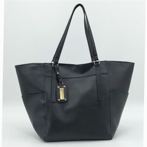 Fashionable Large Capacity Tote Bag Synthetic Leather Shoulder Bag for Women with Magnetic Buckle and Zipper Pocket