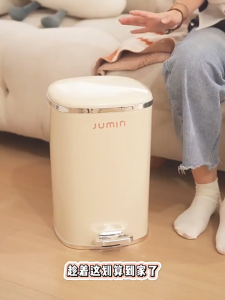 Foot Pedal Trash Can 15L/20L/25L Large Capacity Dustbin with Lid Deodorant & Odor-Free Rubbish Bin Household Cleaning Tool