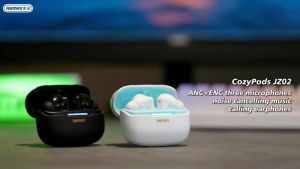 REMAX CozyPods JZ02 ANC + ENC Wireless Bluetooth V5.4 Earbuds Noise Cancelling Low Latency BT Earphones