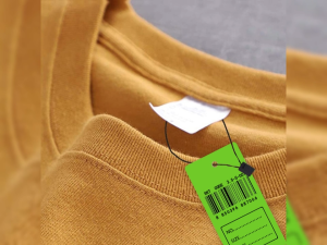 ป้ายบาร์โค้ดกระดาษ ป้ายกระดาษห้อยเสื้อ เขียนราคา แบบบาร์โค๊ด แพ็คละ500 ใบ มี6 ขนาด