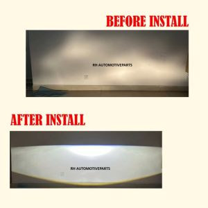 Warranty Toyota Perodua 3.0 Inch Fog Light Projector Lens Led Fog Lamp for Toyota Corolla Vios Perodua Myvi Alza Bezza