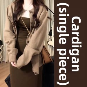 QINWEIYU | High Quality Petite New Knitted Jumpsuit Dress