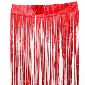 (1Meter/roll)2-Meter Wide Rain Silk Curtain Scene Door Curtain Background Decoration Festival Celebration Matching Design Joy