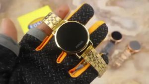 FREE BOX EXCLUSIVE + ACC GELANG RANDOM JAM TANGAN FOS WANITA DIGITAL TALI RANTAI VA-321OA DIAMETER 36CM / JAM TANGAN FASHION WANITA DIGI LED