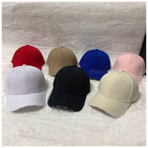 หมวกเบสบอลทรงหนาสไตล์เกาหลี หมวกกันแดดสำหรับผู้ชายและผู้หญิง หมวกทรงปากเป็ด หมวกแฟชั่นฤดูร้อน หมวกกันแดดแบบอินส์ หมวกทรงกลม